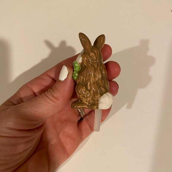 Nora Fleming Mini “Funny Bunny” Rabbit with Carrots Charm - Picture 5 of 5